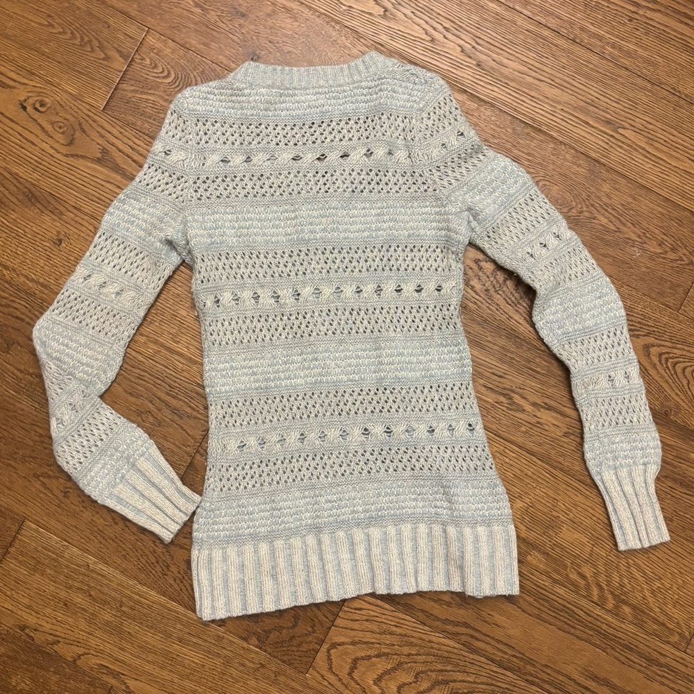 Sleeping on Snow Cable Knit Zip Cardigan - Picture 8 of 8